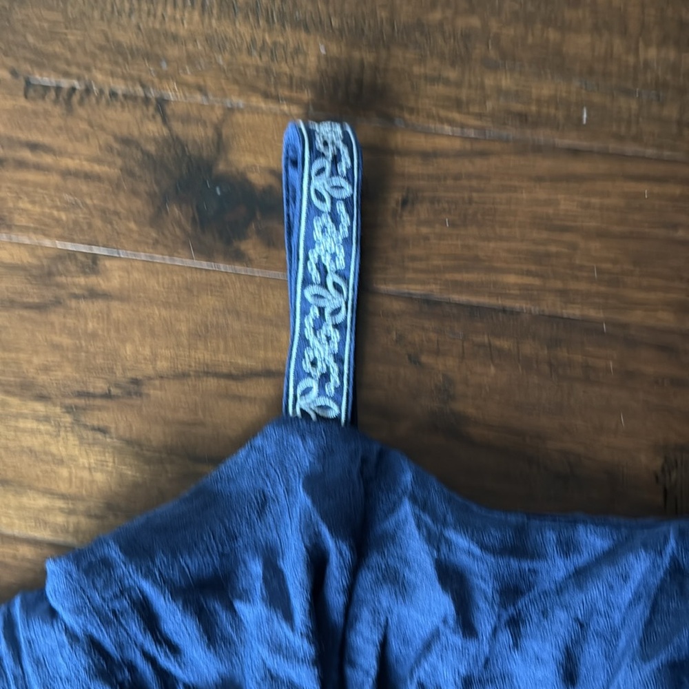 Blue Ruffle Top - Picture 2 of 4